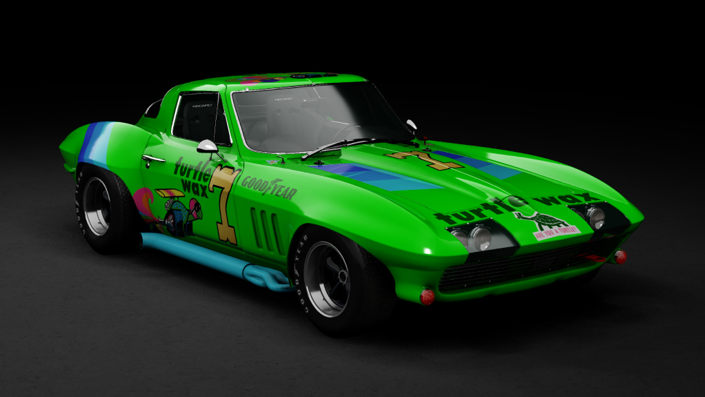 GTC60 Chevrolet Corvette 1967, skin turtlewax4k