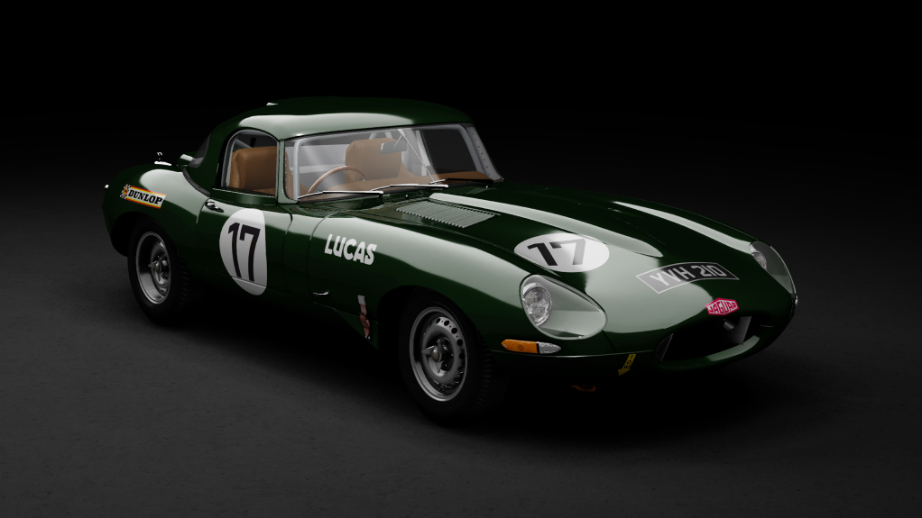 GTC60 Jaguar E-type Lightweight, skin 17_british_racing_green