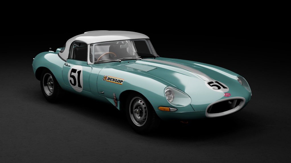 GTC60 Jaguar E-type Lightweight, skin 51_teal
