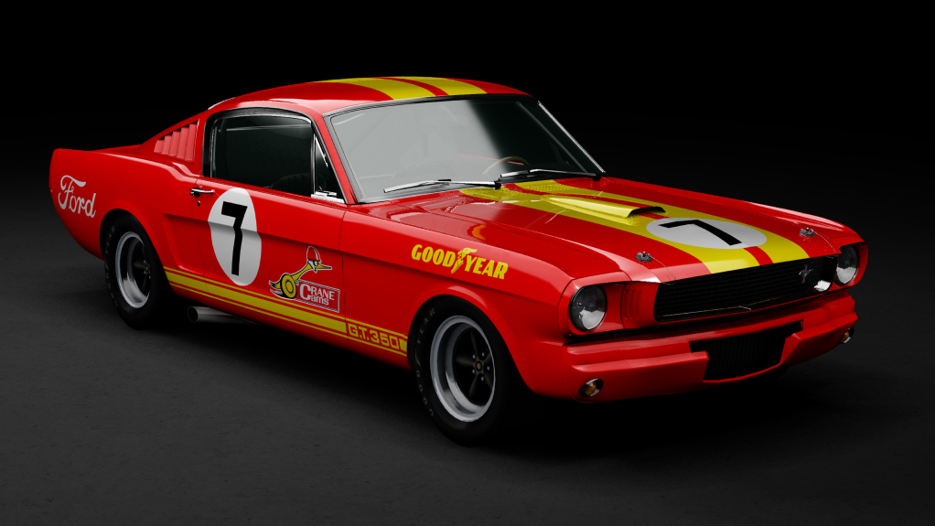 GTC60 Shelby Mustang GT350R, skin red4k
