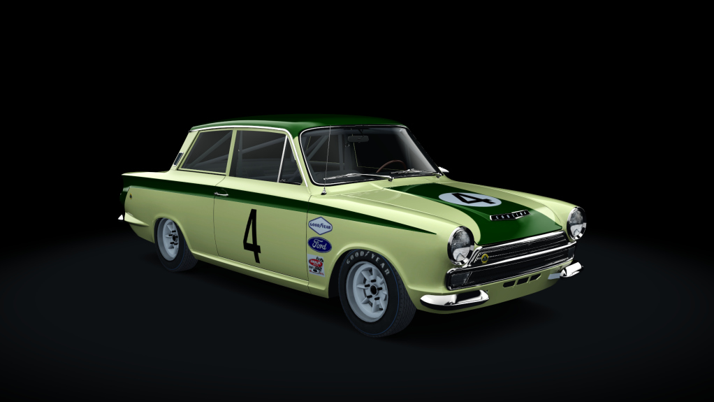 Lotus Cortina MkI, skin Allan_Moffat_4