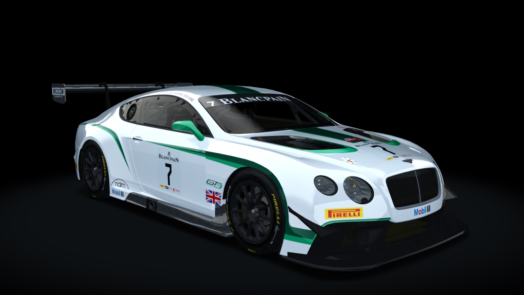 Bentley Continental GT3, skin BentleyRacing7