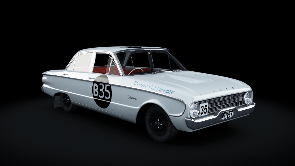 ATCC GrpE Ford Falcon XK Deluxe 144 Six 1960, skin 1961_Phillip_Island_Harper_Fisher_35