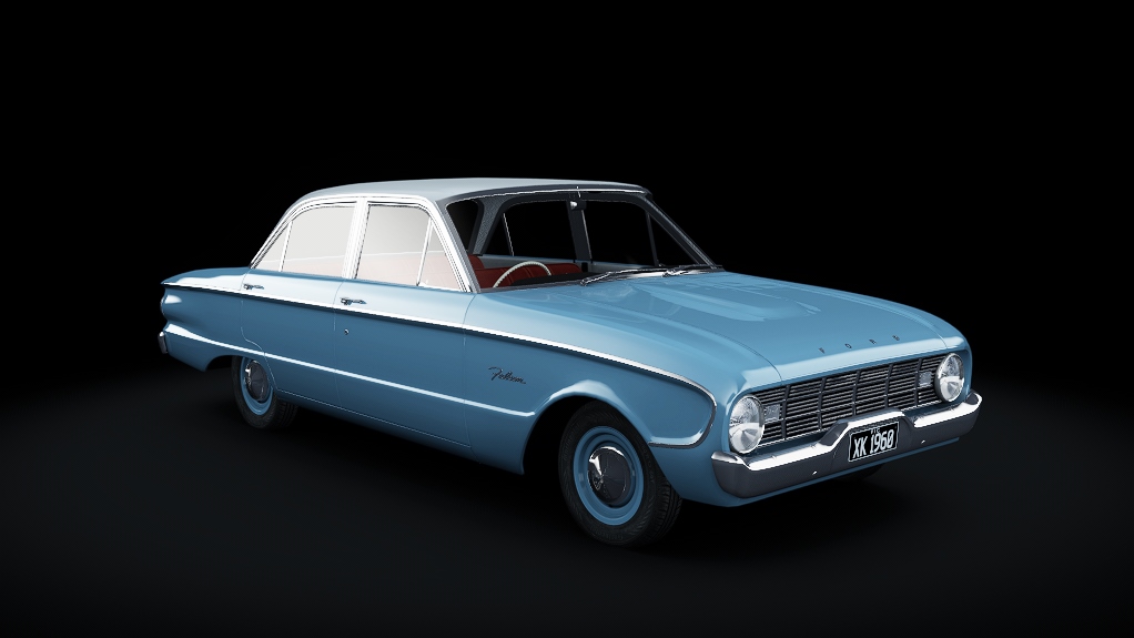 ATCC GrpE Ford Falcon XK Deluxe 144 Six 1960, skin Street-Blue
