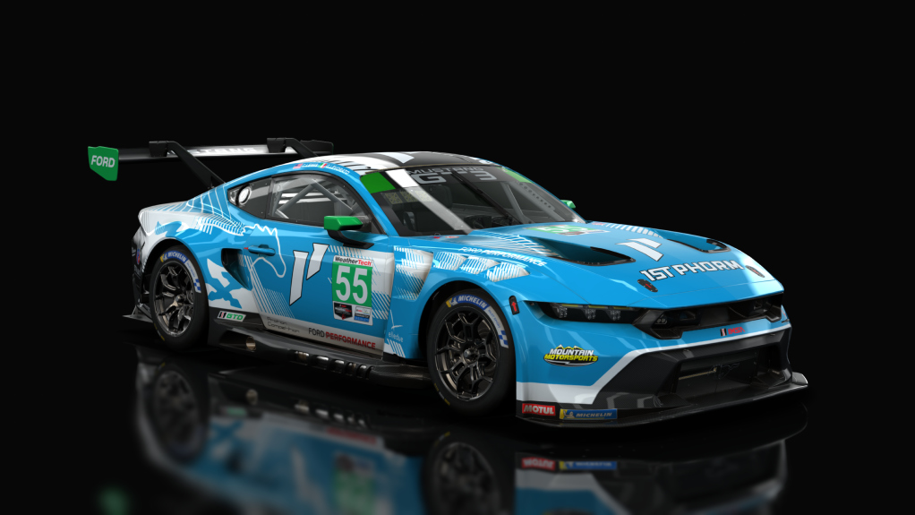 Ford Mustang GT3, skin 2024_IMSA_Proton_55