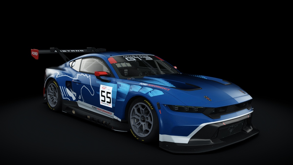 Ford Mustang GT3, skin default